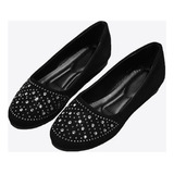 Zapatos Cómodos Para Mujer Negros Zapatos Flats Dama Casual