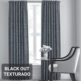 Cortina Blackout Textil Lino Engomada Coccole Rustica