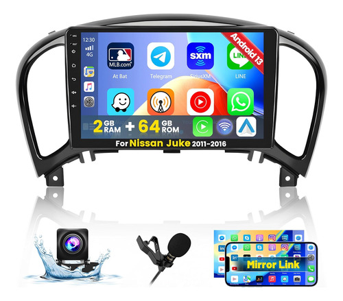 Estéreo Android Carplay 264g Para Nissan Jeep 2011-2016, Car