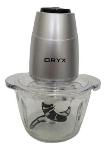 Picadora Procesadora Rallador Electr Bowl Vidrio Oryx Gris