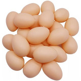 Pack 10 Huevos Plastico Realistas Para Juego Decoracion
