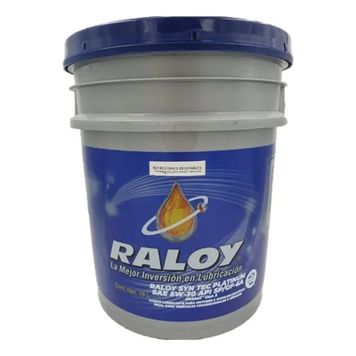 Aceite para motor Raloy sintético 5W-30 para carro\u002Fcamioneta de 1 unidad x 19L | Envío gratis