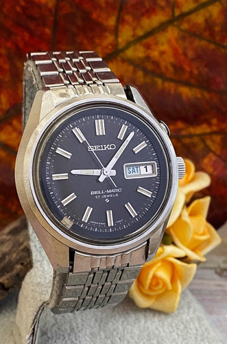 Relógio Seiko Automático 27 Rubis Alarme Bellmatic 4006 Luxo