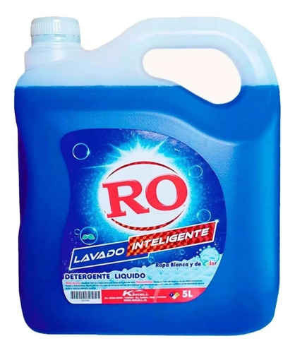 Detergente Liquido Ro 5 Litros Pack 5 Unidades