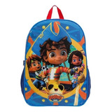 Mochila De Costa G Infantil Dmw 12035 Santiago Cor Azul