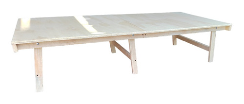 Mesita Picnic Plegable De Madera Tipo Portafolio 180/80/40