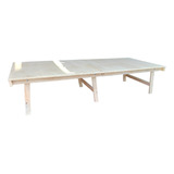 Mesita Picnic Plegable De Madera Tipo Portafolio 180/80/40