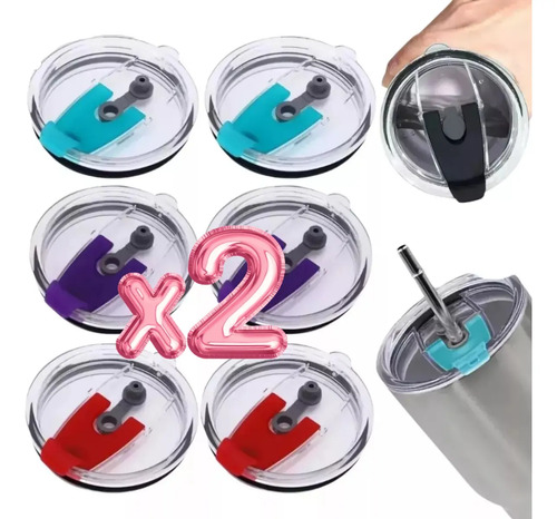 Tapa Con Seguro Para Vaso Térmico Yeti Rtic Ozark 20oz 2pz | MercadoLibre