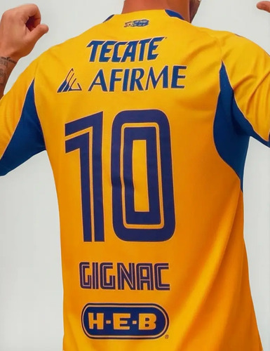 Jersey Gignac #10 Local Jugador Tigres 2025\u002F2026 | Meses sin interés