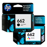 Combo Cartuchos Original Hp 662 Neg+col 3515 2515 1515 3645