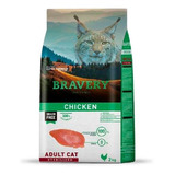 Alimento Bravery Sterilized Para Gato Adulto  Pollo 2kg