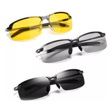 3 Óculos De Visão Noturna Antirreflexo Uv400