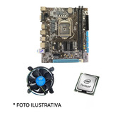 Kit Barato Placa Mãe H110 Ddr4 E Processador Pentium Cooler