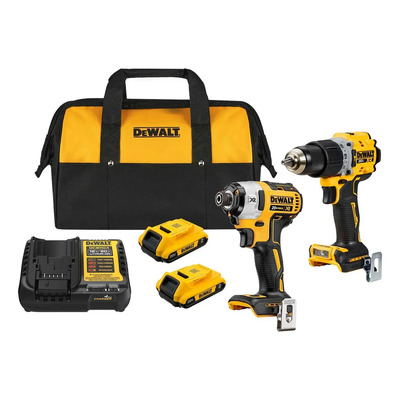 Kit Dewalt Xr Rotomartillo con Atornillador De Impacto Bl Color Amarillo | Meses sin interés