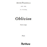 Astor Piazzolla Tango Oblivion  Piano Partituras Digitales