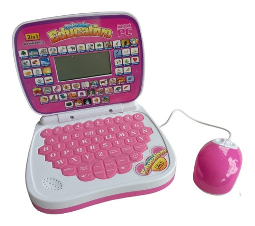 Computador Portátil Mouse Didáctico Infantil Idioma Ingles