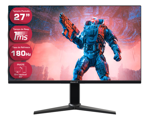 Monitor Gamer 27  Full Hd Posición Vertical 180hz 1ms