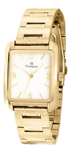 Relógio Champion Feminino Dourado Ch22466w Original +