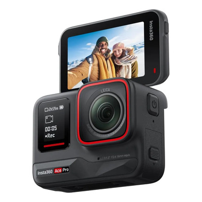 Cámara De Acción 4k120fps Leica Insta360 Ace Pro Impermeable Color Negro | Envío gratis