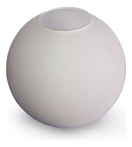 Globo De Vidro 5x12 Leitoso (branco) Peça P/ Reposição Fosca