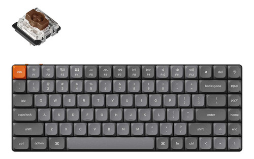 Keychron K3 Max - Qmk/via Wireless - Switch Gateron Brown