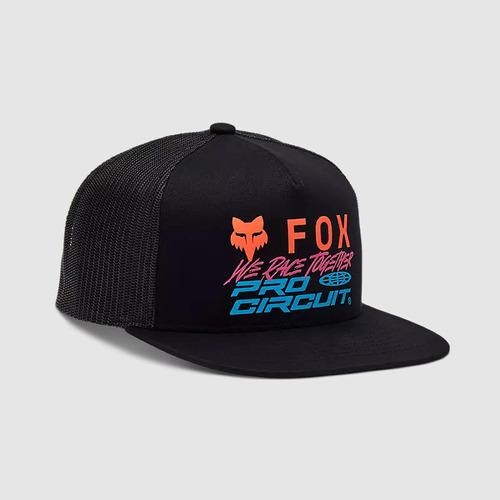 Gorro Jockey Lifestyle Fox X Pro Circuit Snapback Negro Fox
