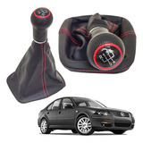 Perilla Con Funda Y Base Jetta A4, Golf A4, Bora Negra/rojo