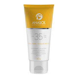 Anasol Protetor Solar Facial Fps35 Toque Seco 60g