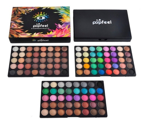 120 Colores Paleta Sombras Mate Larga Duración Envio Gratis