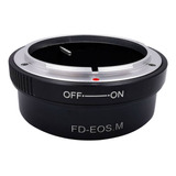 Para Lente Fd A Compatible Con Canon Eos M Ef-m Anillo