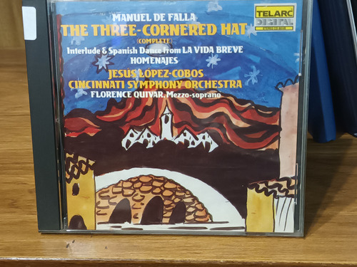Manuel De Falla -el Sombrero De Tres Picos-cd Telarc 