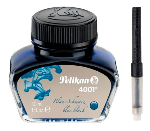 Tinta Pelikan 4001 P/ Caneta Tinteiro + Conversor Crown Jazz