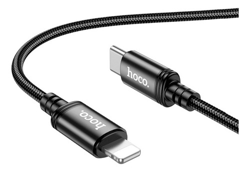 Cable Hoco X89 Wind Pd A Lightning 1m Negro