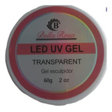 Gel Bella Rosa 60g Unhas Acrigel E Fibra (01 Unidade) Cor Transparente