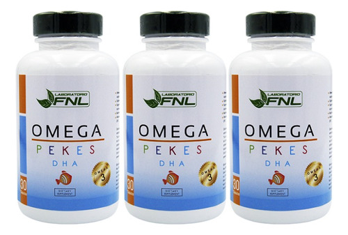 Omega 3 Pekes Fnl Para Niños Fish Oil Dha Epa Dietafitness S