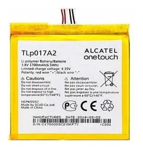 Bateria Para Alcatel One Touch Ot6012 Idol Mini Tlp017a2