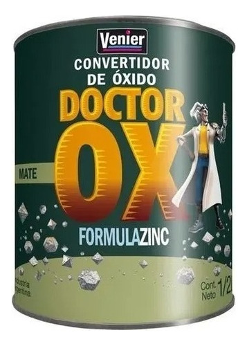 Convertidor De Oxido Blanco Mate 1/2lt Venier