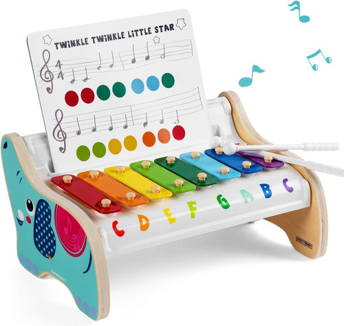 Xilófono De Madera Brillante Superior Para Niños Baby Musica