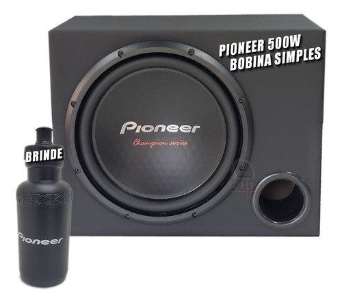 Pioneer Champiom Cara Preta C/ Caixa Completo 500w 1600w Max