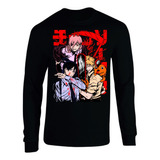 Camiseta Chainsaw Man Mld7 Manga Larga Camibus Sueter Geeks