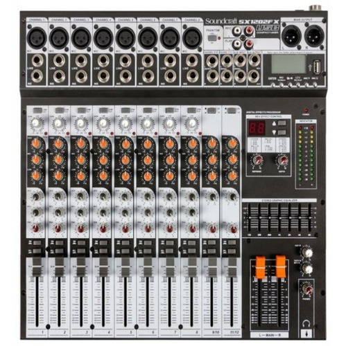 Mesa De Som Mixer Soundcraft Sx1202fx Usb Original Harman