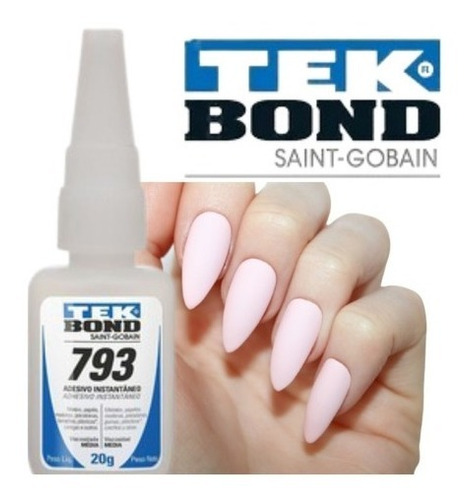 Cola Tek Bond 793 Instantânea 20g Tips Postiça Acrigel  