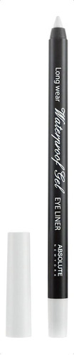 Delinear De Ojos Waterproof Gel Eyeliner White Color Blanco