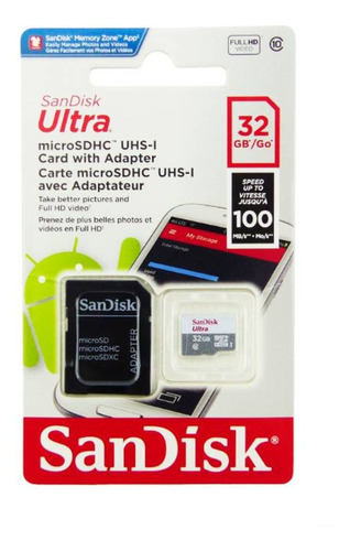 Memoria Micro Sd 32gb Sandisk