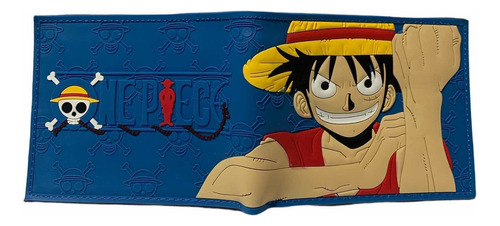 Billetera One Piece Monkey Luffy Rey De Los Piratas Único ++