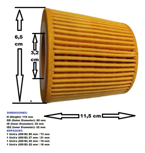 Filtro Aceite Para Mercedes Ml-320 Ml-350 Ml-430 Ml-55 Amg Foto 3