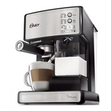 Cafetera Oster Primalatte Bvstem6602 Automática Negra Y Plata Expreso 110v