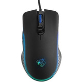 Mouse Gamer Shenlong M700 7 Botones 6400dpi Rainbow Negro