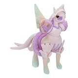 Muñeca De Dibujos Animados De Pony De Peluche Rosa Y Morado