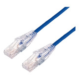 Cable De Parcheo Slim Utp Cat6a - 1m Azul / Lp-ut6a-100-bu28
